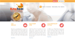 Desktop Screenshot of bubstaxi.com.au