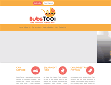 Tablet Screenshot of bubstaxi.com.au